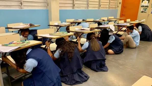 San Juan pone a prueba escuelas y familias en un simulacro de sismo con monitoreo especial